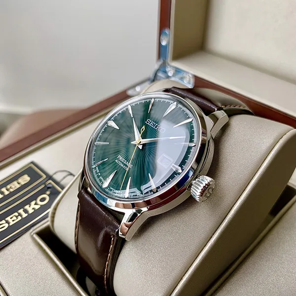 Đồng Hồ Nam Seiko Presage Cocktail SRPD37J1 Màu Nâu - Đồng hồ - Vua Hàng Hiệu