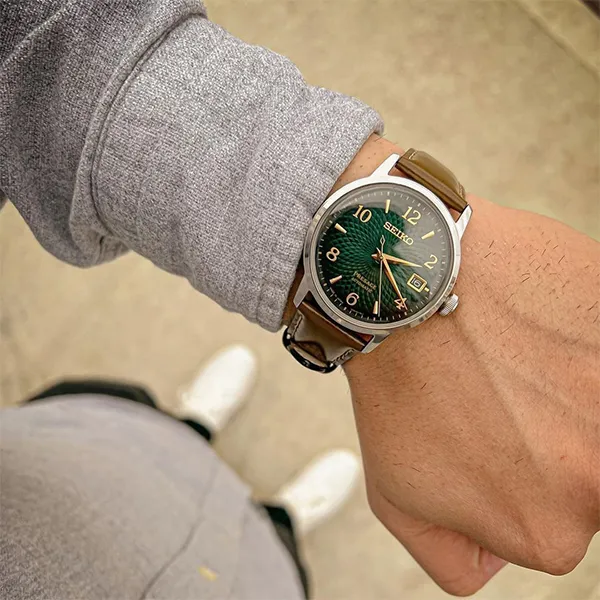 Đồng Hồ Nam Seiko Presage Cocktail Time Nigroni Watch SRPE45J1 Màu Nâu Bạc - Đồng hồ - Vua Hàng Hiệu