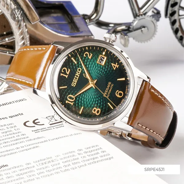 Đồng Hồ Nam Seiko Presage Cocktail Time Nigroni Watch SRPE45J1 Màu Nâu Bạc - Đồng hồ - Vua Hàng Hiệu