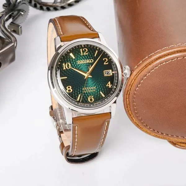 Đồng Hồ Nam Seiko Presage Cocktail Time Nigroni Watch SRPE45J1 Màu Nâu Bạc - Đồng hồ - Vua Hàng Hiệu