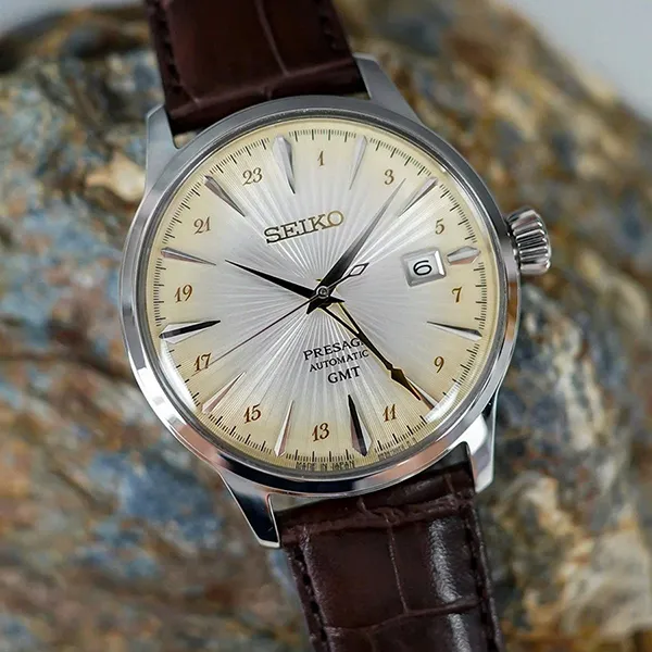 Đồng Hồ Nam Seiko Presage Cocktail Watch SSK041J1 Màu Nâu Bạc - Đồng hồ - Vua Hàng Hiệu