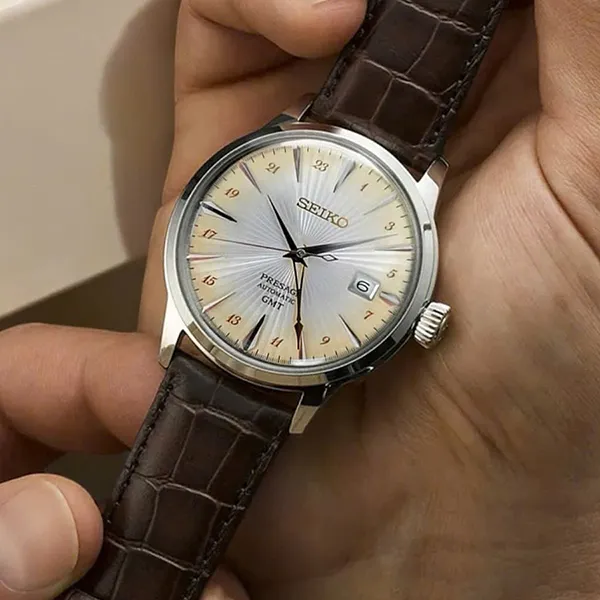Đồng Hồ Nam Seiko Presage Cocktail Watch SSK041J1 Màu Nâu Bạc - Đồng hồ - Vua Hàng Hiệu