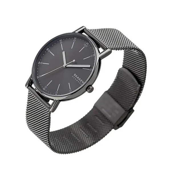 Đồng Hồ Nam Skagen Signatur Gray Steel Mesh Watch SKW6577 Màu Xám - Đồng hồ - Vua Hàng Hiệu