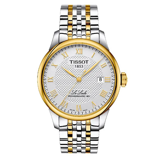 Đồng Hồ Nam Tissot Automatic Powermatic 80 T006.407.22.033.01 Màu Bạc/Vàng Gold