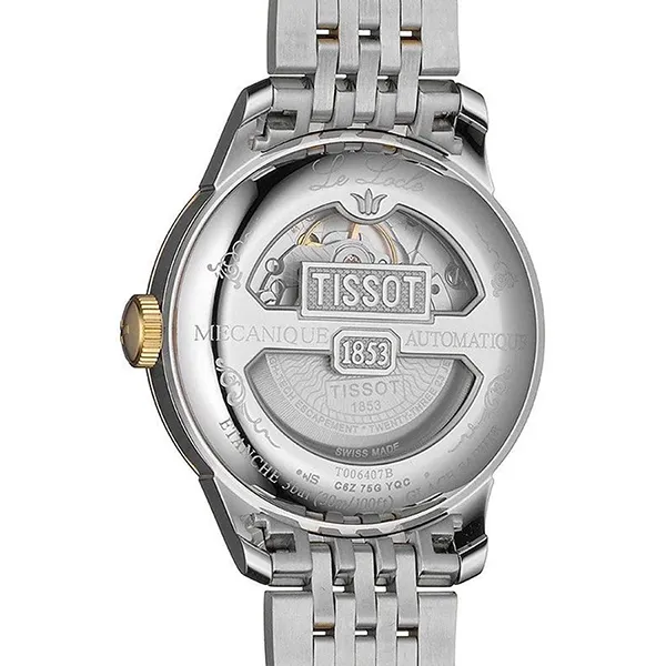 Đồng Hồ Nam Tissot Automatic Powermatic 80 T006.407.22.033.01 Màu Bạc/Vàng Gold