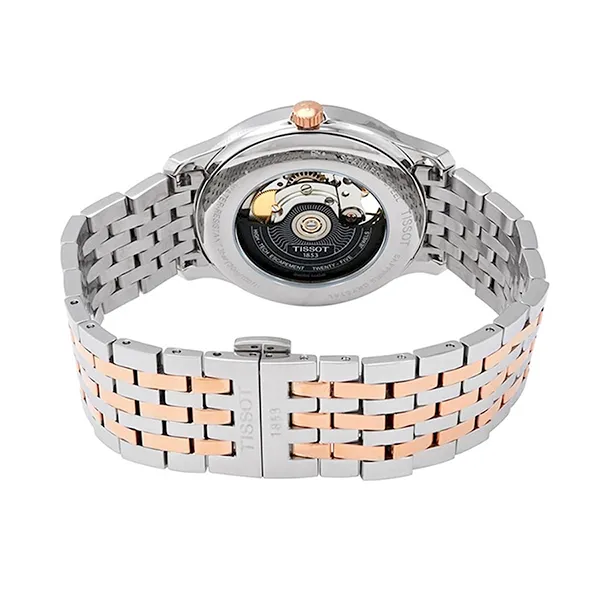 Đồng Hồ Nam Tissot Automatic Tradition Powermatic 80 T063.907.22.038.01 Màu Bạc/Vàng Hồng