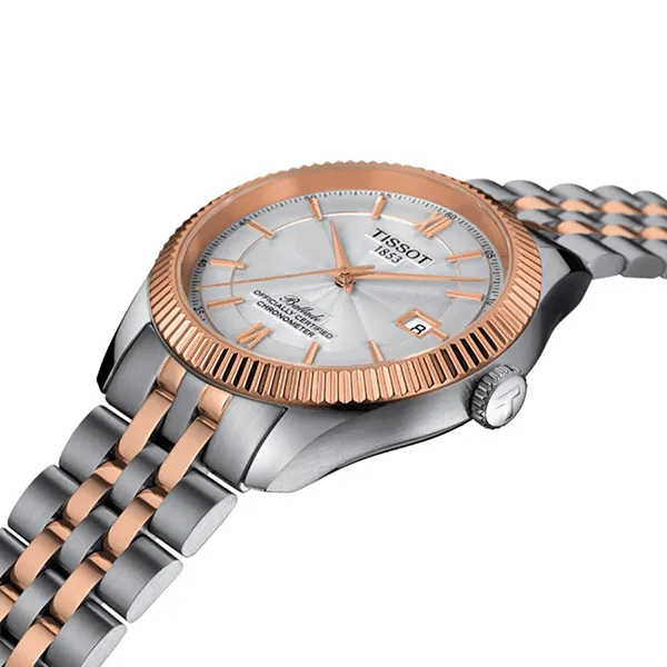 Đồng Hồ Nam Tissot Ballade Watch T108.408.22.278.00 Màu Bạc/Vàng Hồng