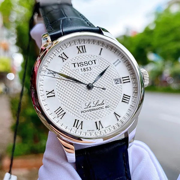Đồng Hồ Nam Tissot Le Locle Powermatic 80 T006.407.16.033.00 (T0064071603300) Màu Đen Trắng - Đồng hồ - Vua Hàng Hiệu