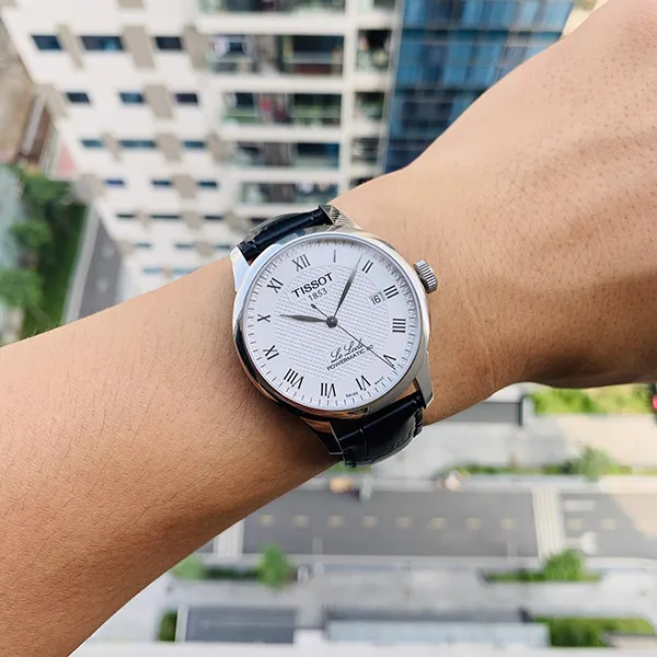 Đồng Hồ Nam Tissot Le Locle Powermatic 80 T006.407.16.033.00 (T0064071603300) Màu Đen Trắng - Đồng hồ - Vua Hàng Hiệu