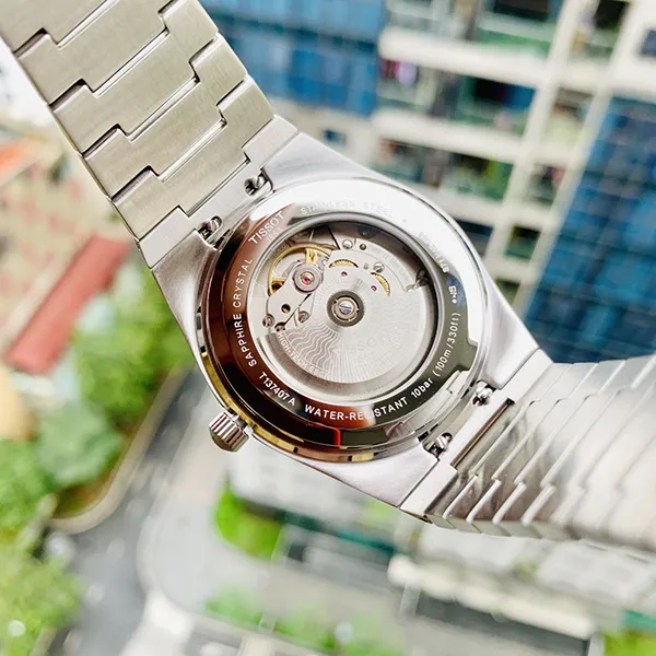 Đồng Hồ Nam Tissot PRX T-Classic Powermatic 80 T137.407.21.031.00 Màu Trắng Bạc