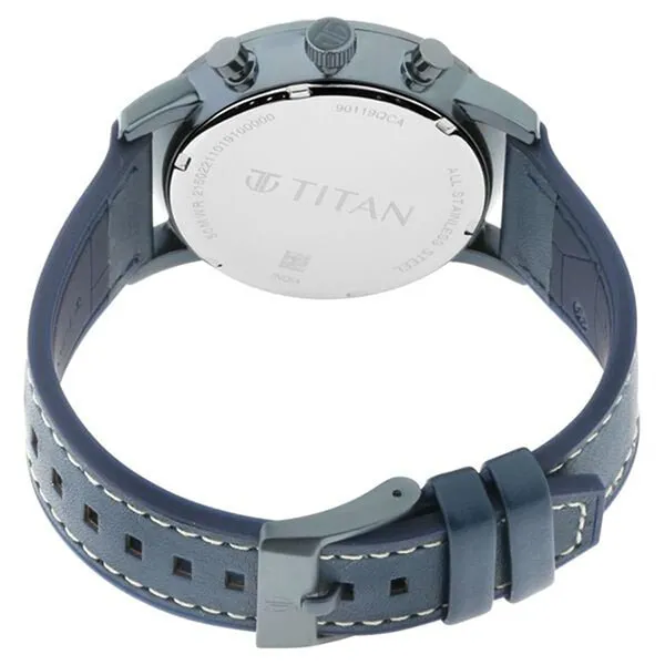 Đồng Hồ Nam Titan Athleisure 90119QP01 Màu Xanh Bạc - Đồng hồ - Vua Hàng Hiệu