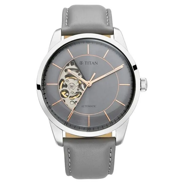 Đồng Hồ Nam Titan Automatic 90126SL01 Màu Xám - Đồng hồ - Vua Hàng Hiệu