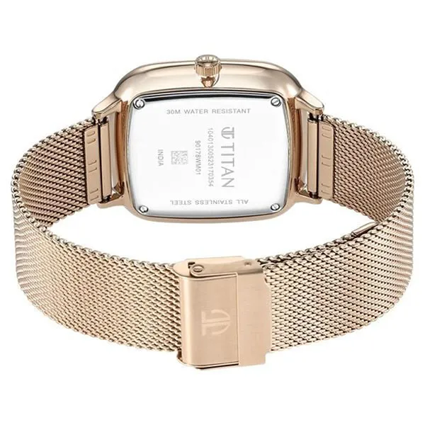 Đồng Hồ Nam Titan Avant Garde Silver Dial Quartz 90178WM01 Màu Đồng - Đồng hồ - Vua Hàng Hiệu