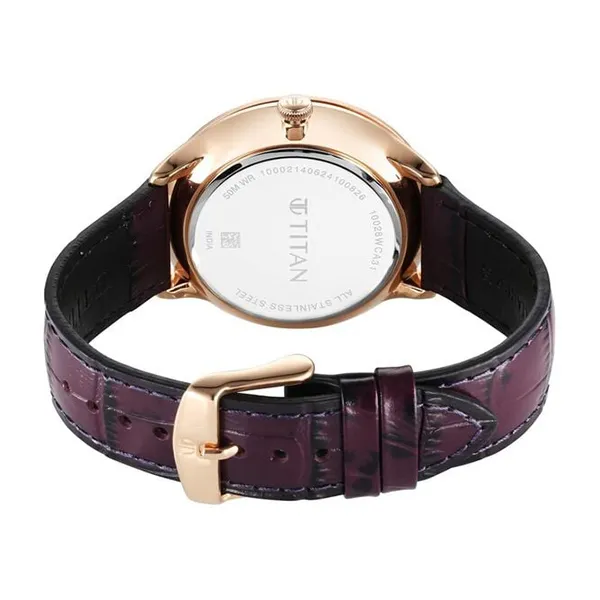 Đồng Hồ Nam Titan Caelum Sun Moon Sub-Dial Watch 10028WL01 Màu Tím - Đồng hồ - Vua Hàng Hiệu