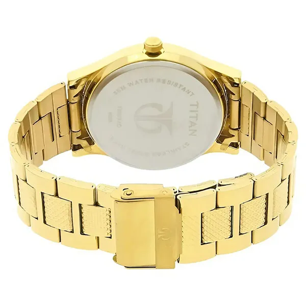 Đồng Hồ Nam Titan Champagne 1650YM06 Màu Vàng Xám