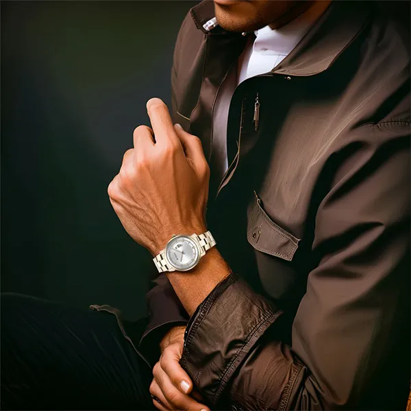 Đồng Hồ Nam Titan Classic Distincta Watch 90170WM01 Màu Vàng Hồng
