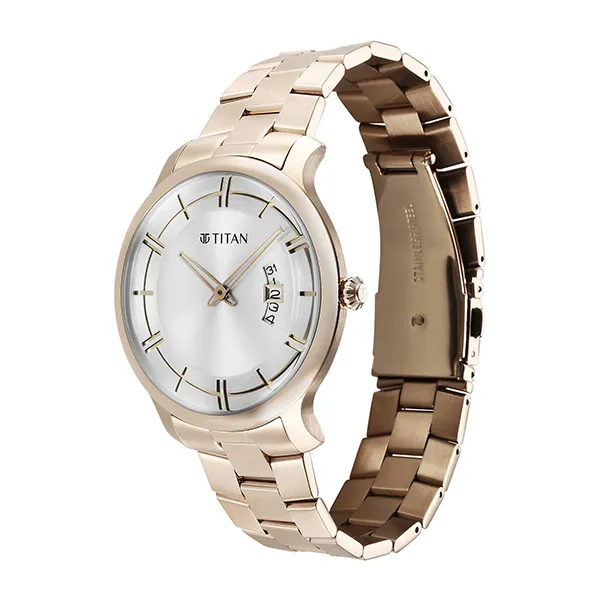 Đồng Hồ Nam Titan Classic Distincta Watch 90170WM01 Màu Vàng Hồng