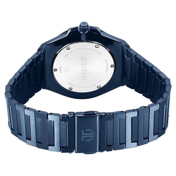 Đồng Hồ Nam Titan Classic Slim Quartz Analog 90167QM01 Màu Xanh Blue - Đồng hồ - Vua Hàng Hiệu