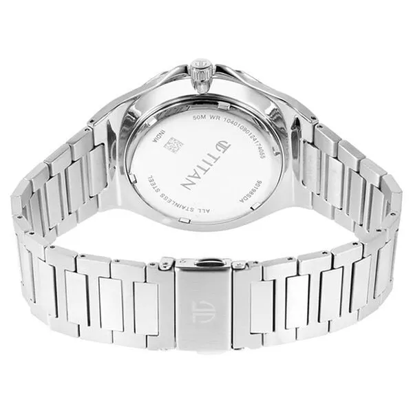 Đồng Hồ Nam Titan Classique Slim Multifunction 90198SM01 Màu Xanh Bạc