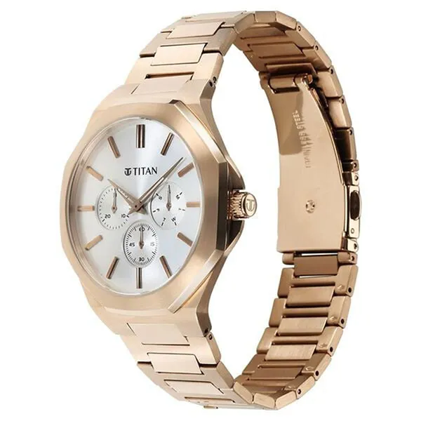 Đồng Hồ Nam Titan Classique Slim Multifunction 90198WM01 Màu Vàng - Đồng hồ - Vua Hàng Hiệu