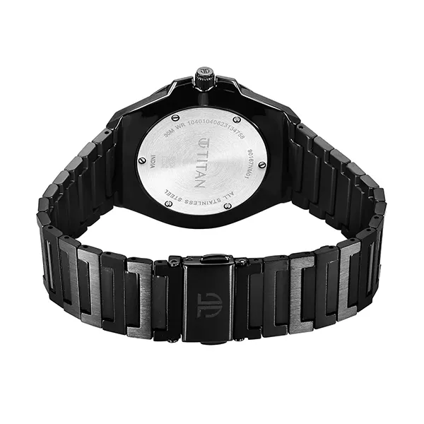 Đồng Hồ Nam Titan Classique Slim Watch 90167NM01 Màu Đen