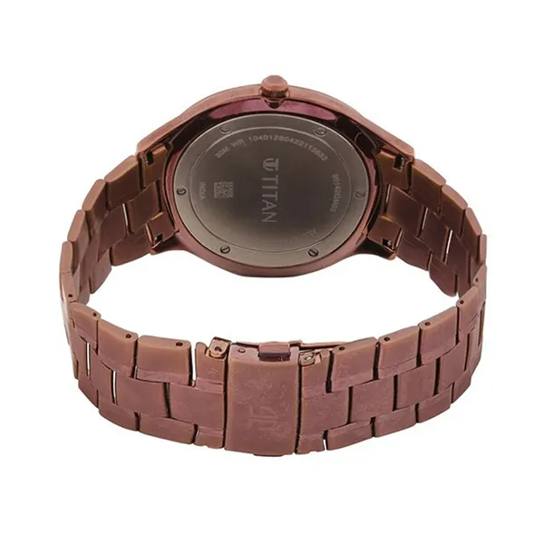 Đồng Hồ Nam Titan Classique Slimline Brown Dial Analog 90142QM05 Màu Nâu Đất - Đồng hồ - Vua Hàng Hiệu