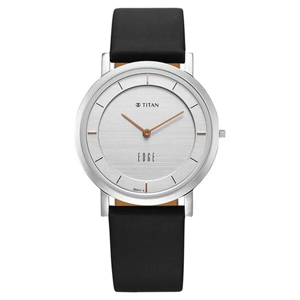 Đồng Hồ Nam Titan Edge 1595 1595SL06 Màu Đen Bạc