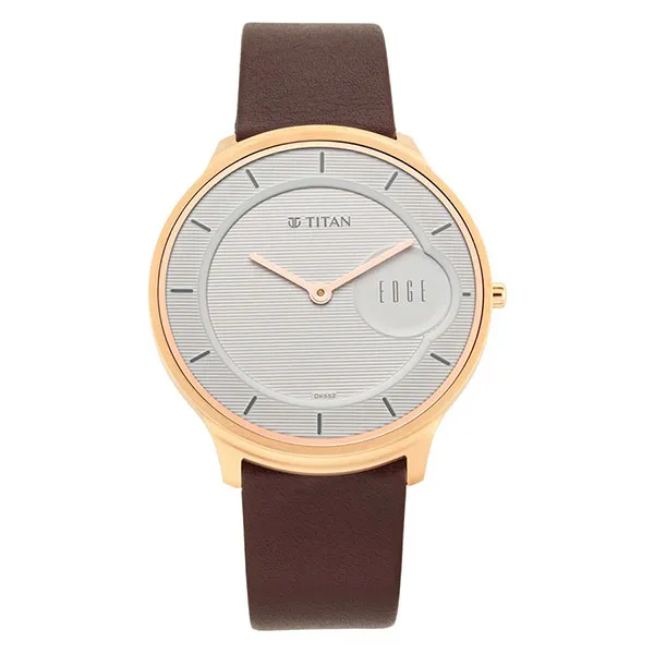 Đồng Hồ Nam Titan Edge 1843WL01 Màu Nâu