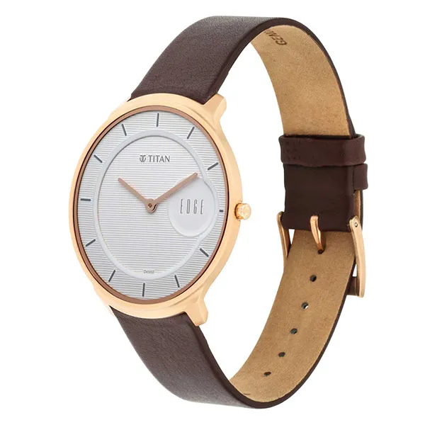 Đồng Hồ Nam Titan Edge 1843WL01 Màu Nâu