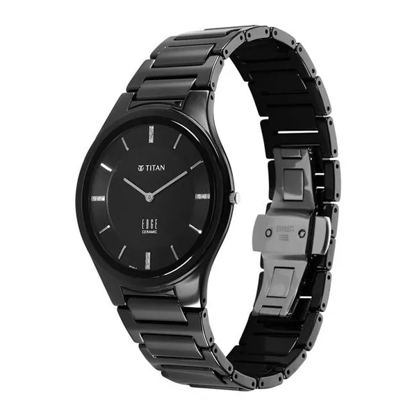 Đồng Hồ Nam Titan Edge Ceramic Quartz Watch 1696NC12 Màu Đen - Đồng hồ - Vua Hàng Hiệu