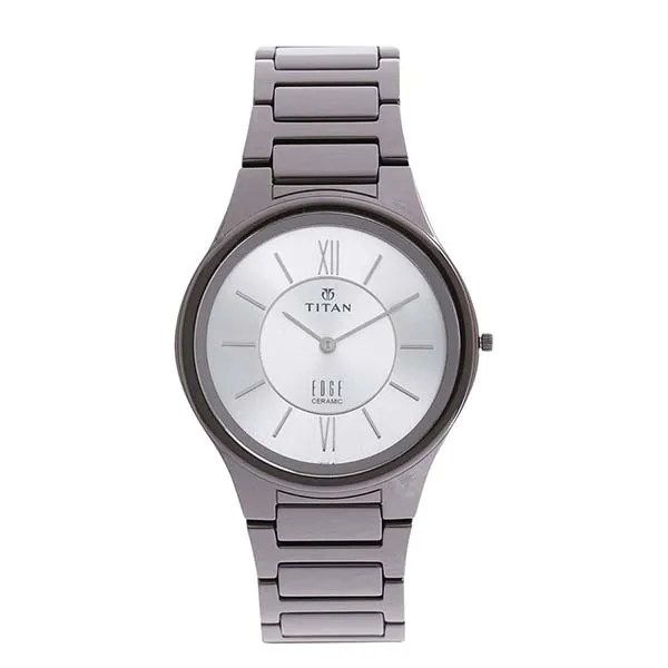 Đồng Hồ Nam Titan Edge Ceramic Quartz Watch 1696QC02 Màu Xám/Bạc - Đồng hồ - Vua Hàng Hiệu