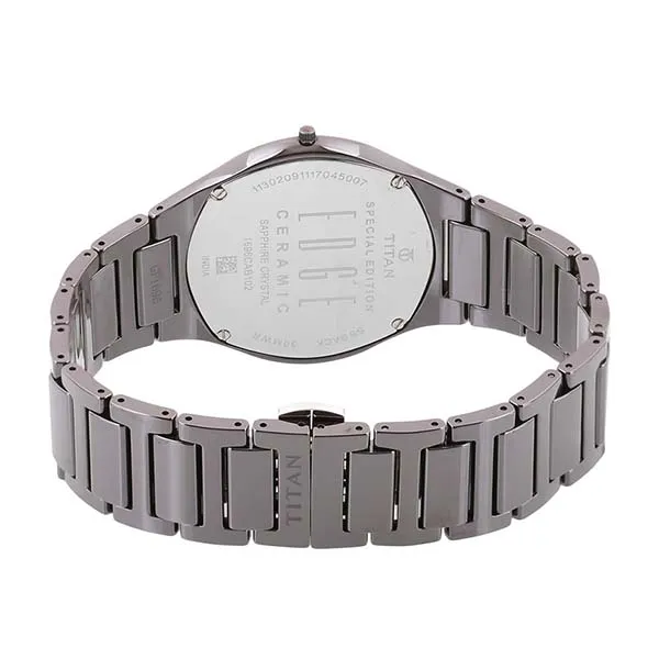 Đồng Hồ Nam Titan Edge Ceramic Quartz Watch 1696QC02 Màu Xám/Bạc - Đồng hồ - Vua Hàng Hiệu