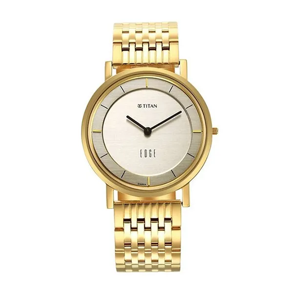 Đồng Hồ Nam Titan Edge Metal Yellow Dial Stainless Steel 1595YM01 Màu Vàng