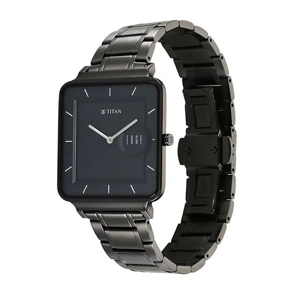 Đồng Hồ Nam Titan Edge Quad Quartz Analog Watch 10017QM01 Màu Xám