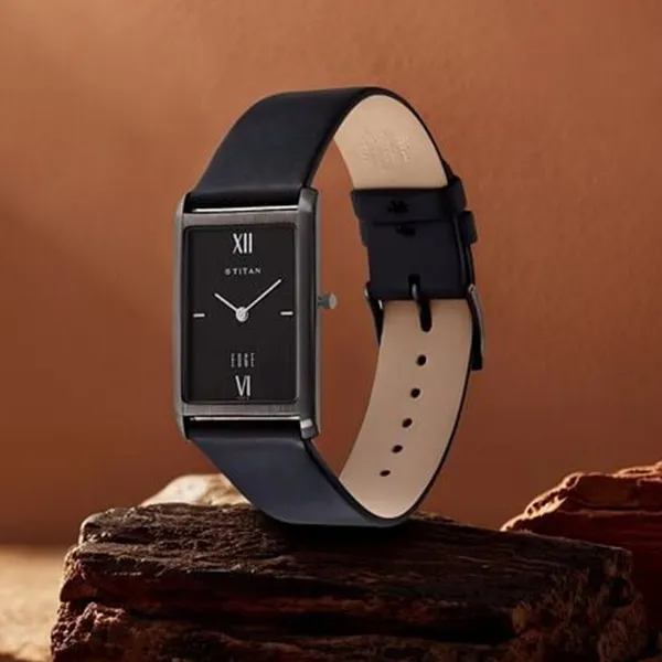 Đồng Hồ Nam Titan Edge Quartz Watch 1043NL01 Màu Đen - Đồng hồ - Vua Hàng Hiệu
