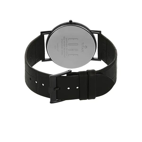 Đồng Hồ Nam Titan Edge Revamp-2 1595NL01 Màu Đen