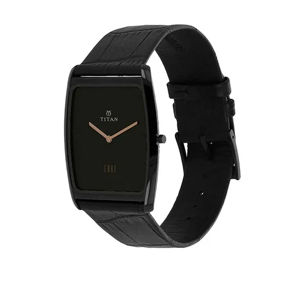 Đồng Hồ Nam Titan Edge Revamp-2 1596NL01 Màu Đen