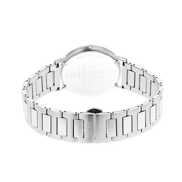 Đồng Hồ Nam Titan Edge Silver White Dial Analog Stainless Steel 1595SM01 Màu Bạc Trắng - Đồng hồ - Vua Hàng Hiệu