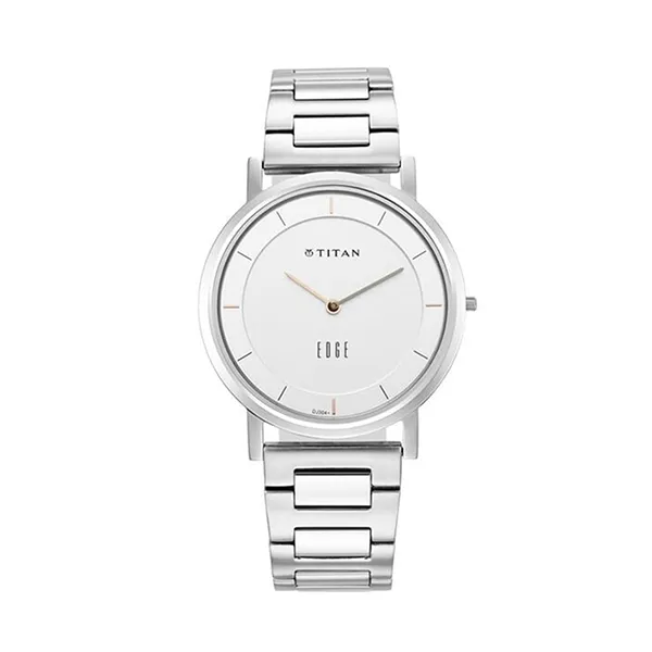 Đồng Hồ Nam Titan Edge Silver White Dial Analog Stainless Steel 1595SM01 Màu Bạc Trắng - Đồng hồ - Vua Hàng Hiệu