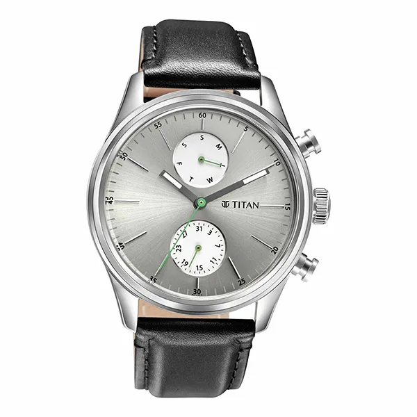 Đồng Hồ Nam Titan Elmnt 1805SL09 Màu Đen Xám