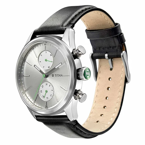 Đồng Hồ Nam Titan Elmnt 1805SL09 Màu Đen Xám