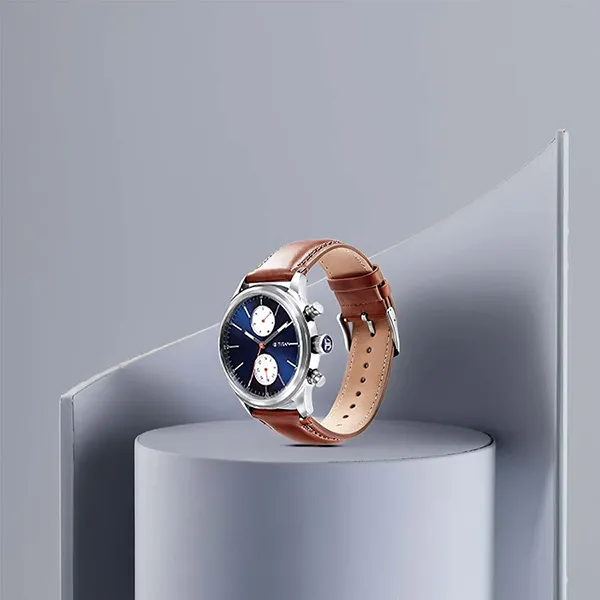 Đồng Hồ Nam Titan Elmnt Metal Brown Leather Strap Watch 1805SL06 Phối Màu