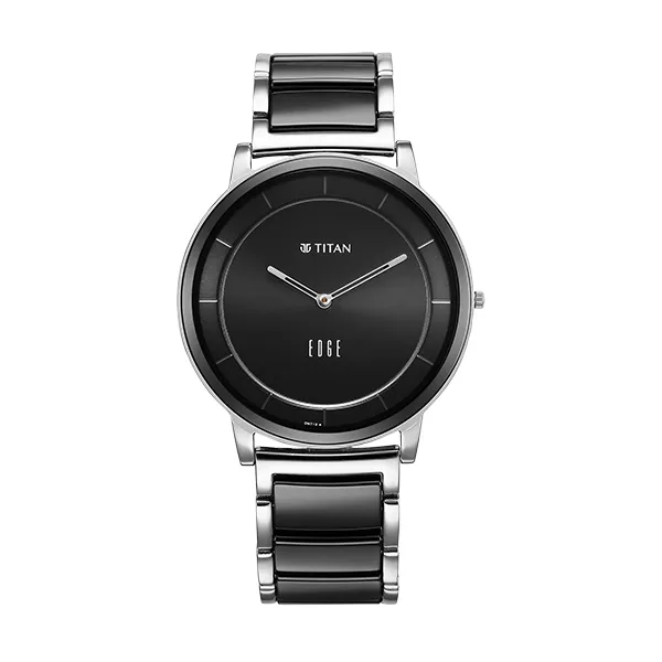 Đồng Hồ Nam Titan Gents Edge Watch 1878KD01 Màu Đen Bạc - Đồng hồ - Vua Hàng Hiệu