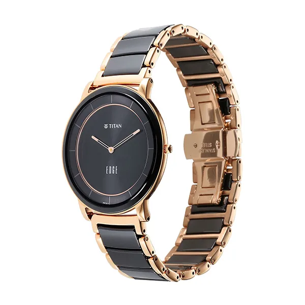 Đồng Hồ Nam Titan Gents Edge Watch 1878KD03 Màu Đen