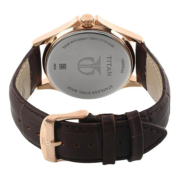 Đồng Hồ Nam Titan Gents Neo Royale 1698WL01 Màu Nâu