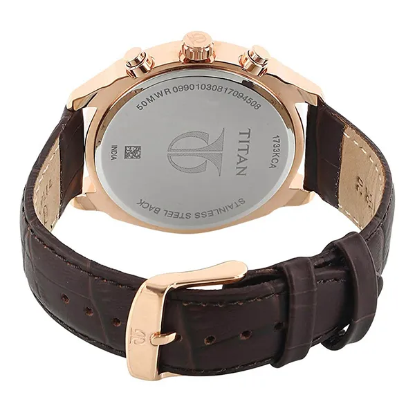 Đồng Hồ Nam Titan Gents Neo Royale 1733KL03 Màu Nâu