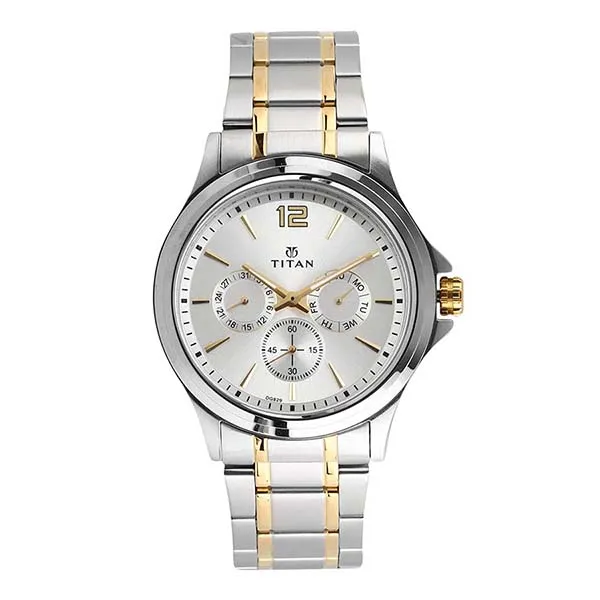 Đồng Hồ Nam Titan Gents Neo Royale Watch 1698BM01 Màu Bạc