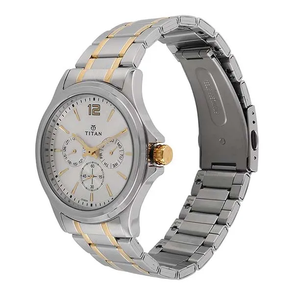 Đồng Hồ Nam Titan Gents Neo Royale Watch 1698BM01 Màu Bạc