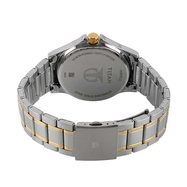 Đồng Hồ Nam Titan Gents Neo Royale Watch 1698BM01 Màu Bạc