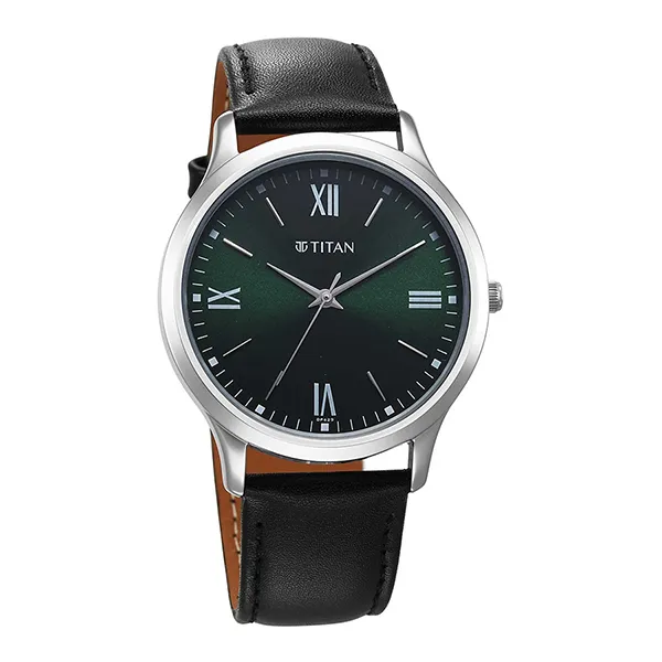 Đồng Hồ Nam Titan Karishma Quartz Analog Green Dial Watch 1825SL16 Màu Xanh Lá